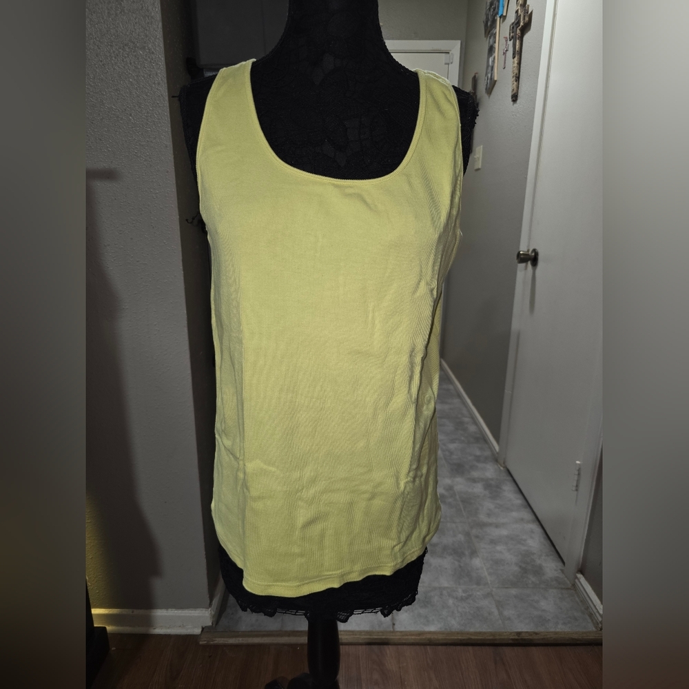BCG Light Yellow Women's Tank Top